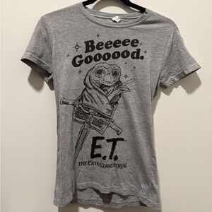 E.T. Graphic Tee "Beeeee Goooood." - Grey